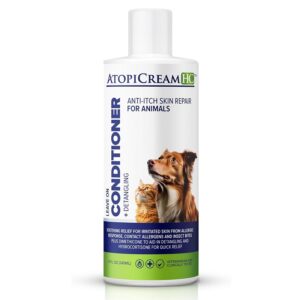 AtopiCream HC Leave-In 1% Hydrocortisone Conditioner Moisturizer for Dogs with Dry