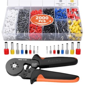 Ferrule Crimping Tool Kit with 2000PCS Wire Connectors