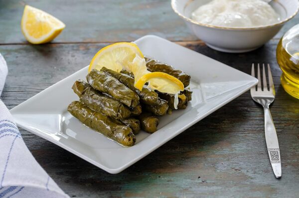 Kontos Dolmas Stuffed Grape Leaves with Rice - Image 2